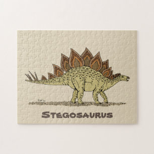 Jurassic Dinosaur Stegosaurus Legpuzzel