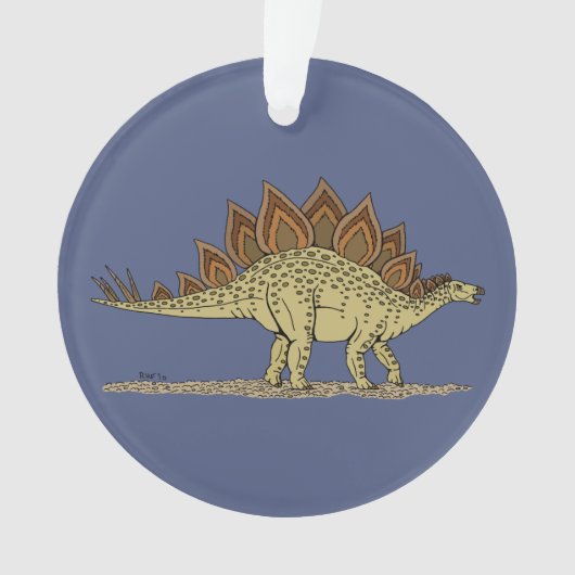 Jurassic Dinosaur Stegosaurus Ornament (voorkant)