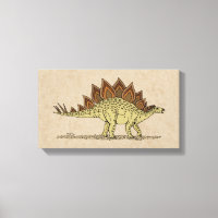 Jurassic Dinosaur Stegosaurus toile Imprimer