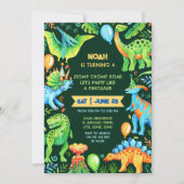 Jurassic Dinosaur Stomp Chomp en Roar Boy Kaart (Voorkant)