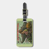 Jurassic Dinosaurs Bagagelabel (Voorkant verticaal)