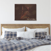 Jurassic Fossil Canvas Afdruk (Insitu (Slaapkamer))