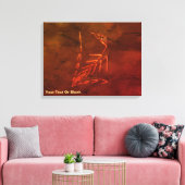 Jurassic Fossil Canvas Afdruk (Insitu (Woonkamer))