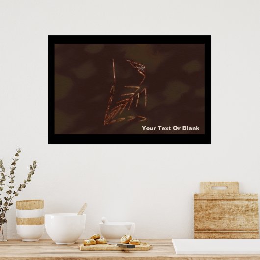 Jurassic Fossil Poster (Keuken)