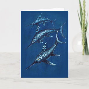 Jurassic Ichthyosaur Greetings Card Kaart