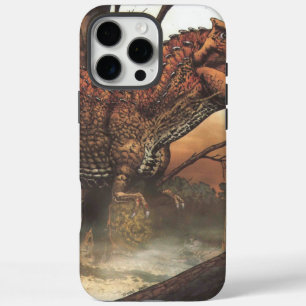 Jurassic Journey   Prehistorische dinosaurus habit iPhone 16 Pro Max Hoesje