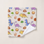 Jurassic Joy Dinosaurs Bath Towel Set (Gant de toilette)