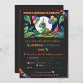 Jurassic Jungle Invitation - modifiable (Devant / Derrière)