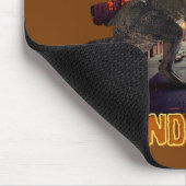Jurassic leged dinosaurus Mousepad Muismat (Hoek)