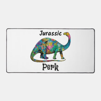 Jurassic Perk Dinosaure Coloré Blanc