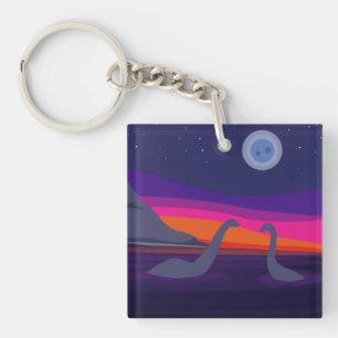 Jurassic Sunset Sleutelhanger