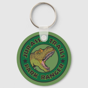 Jurassic Trails Park Ranger Sleutelhanger
