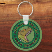 Jurassic Trails Park Ranger Sleutelhanger (Voorkant)