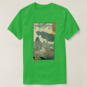 Jurassic Ukiyoe 1 T-shirt (Design voorkant)