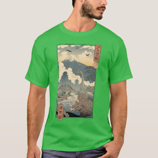 Jurassic Ukiyoe 1 T-shirt