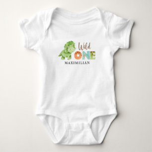 Jurassic Wild 11e verjaardag Baby Bodysuit