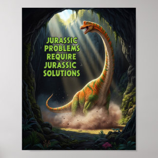 Jurassische problemen poster