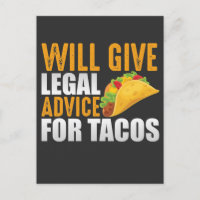 Juridisch advies voor Tacos Mexican Lawyer Food Lo