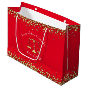 Juridisch Advocateninstituut Graduparty Gold Red Groot Cadeauzakje