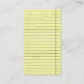 Juridisch Blocnote Visitekaartje (Achterkant)