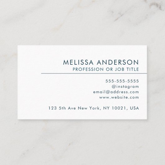 Juridisch deskundige Professionele QR-code Logo Mo Visitekaartje (Achterkant)