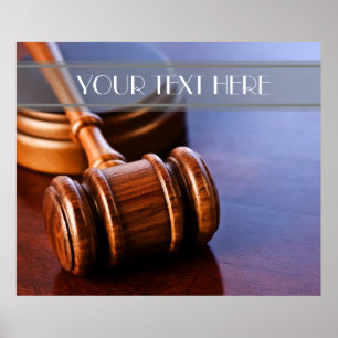 Juridisch en juridisch Poster