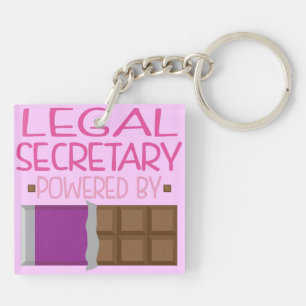 Juridisch secretaris Chocolate Gift voor haar Sleutelhanger