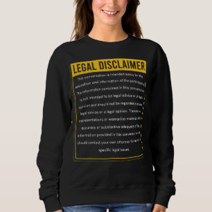 Juridische Disclaimer Conversation Lawyer Attorney Trui