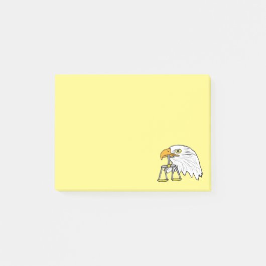 Juridische Eagle Post-it® Notes (Voorkant)