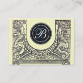 JURIDISCHE KANTOOR, ATTORNEY Monogram, platina met Visitekaartje (Achterkant)