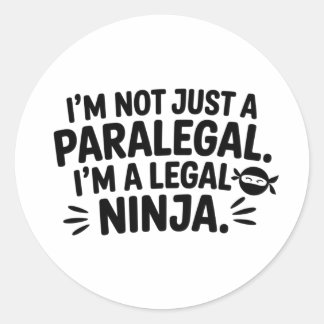 Juridische Ninja-Paralegale Sticker | Decal