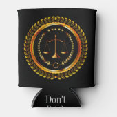 Juridische Schalen van Justitie Koelbox - srf Blikjeskoeler (Voorkant)