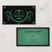 juridische verfijning visitekaartje (Voorkant / Achterkant)