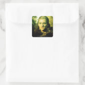 JURIOLAS GREENLEAF™-voorpaneel Vierkante Sticker (Tas)
