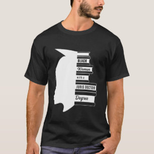 Juris Doctor Jurisprudentie Afro Proud Law School T-shirt