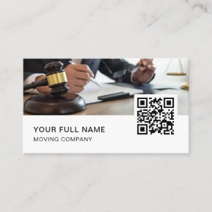 Jurist QR Code Logo Social Media Visitekaartje