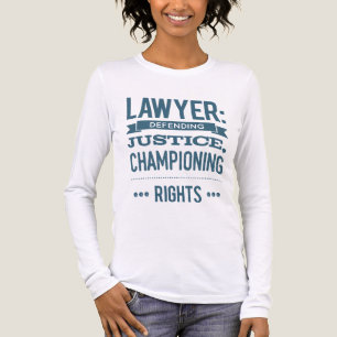 Jurist T-shirt – Verdediging van Justitie & Kampio