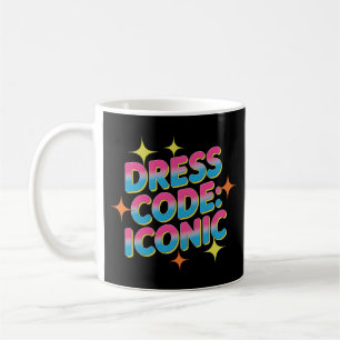 Jurk Code: Iconische Vibrant Retro Koffiemok