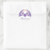 Jurk Damask Gift Favor Label Sticker (Tas)