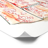  jurk van Lillian Causey Poster (Hoek)