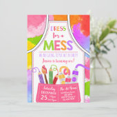 Jurk voor een puinhoop Art verjaardag Kaart (Staand voorkant)