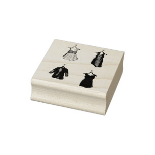 jurken Mode Kast Fashionista Stamp Rubberstempel