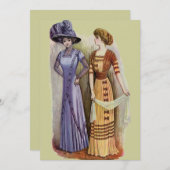 jurken uitnodiging (Voorkant / Achterkant)