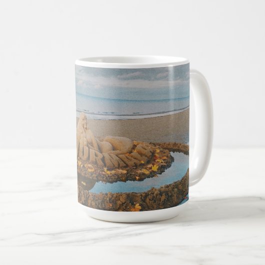 Jūrmala, Golf van Riga, Letland Koffiemok (Voorkant rechts)