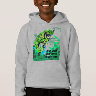 Jus a Boy qui aime les caméléons