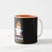 "Jus Avant Boos" Halloween Ghost Mug (Devant droit)