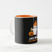 "Jus Avant Boos" Halloween Ghost Mug (Devant gauche)