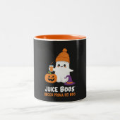 "Jus Avant Boos" Halloween Ghost Mug (Centre)