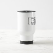 Jus créatifs à gauche de la tasse de voyage (Centre)