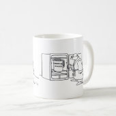 Jus créatifs tasse deux côtés (Devant droit)